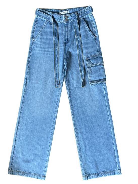 Jemina Denim - 3 FOR $45 SALE | Jemina Wide Leg Cargo Jeans Light Wash Size 6